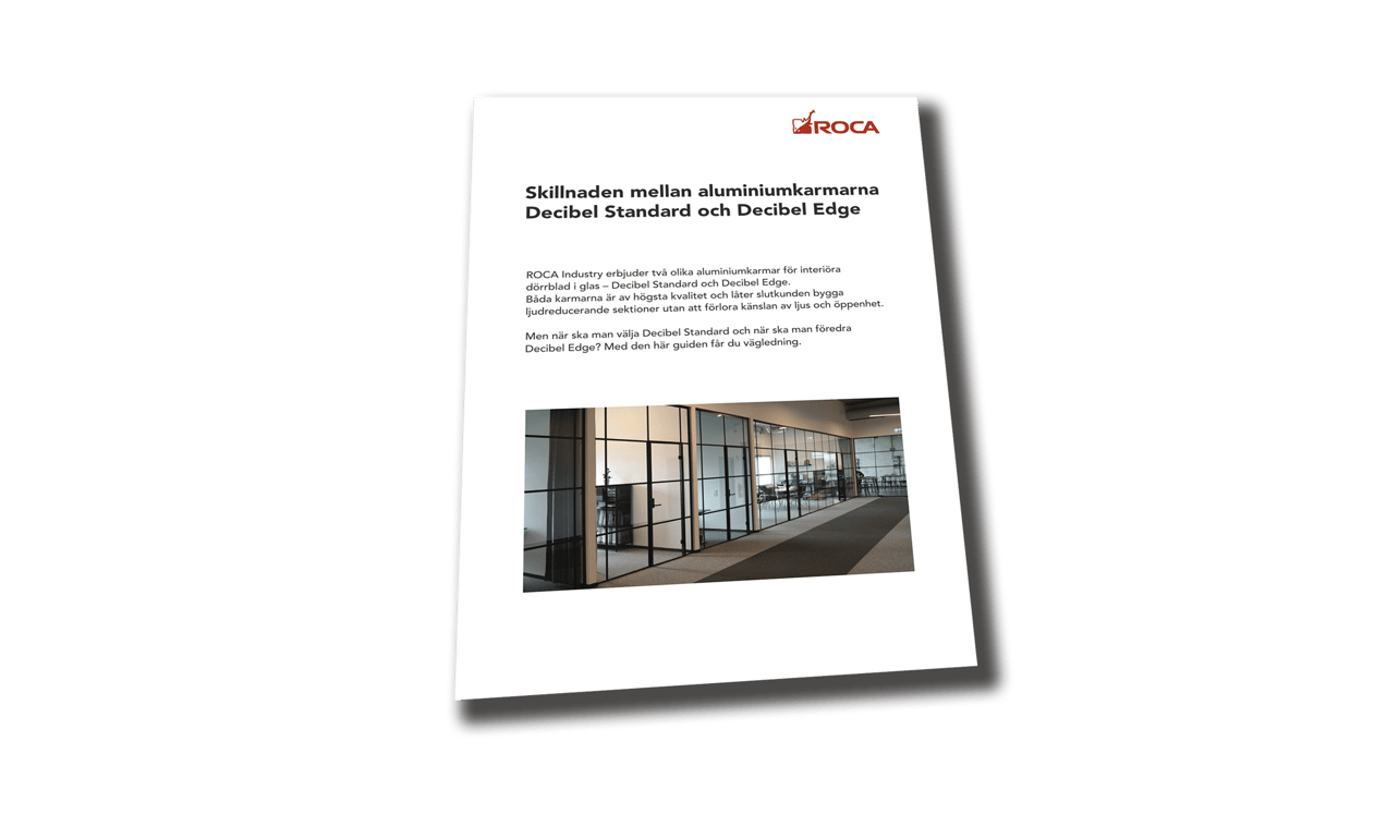 Guide Skillnaden mellan Decibel Standard och Decibel Edge ROCA Industry